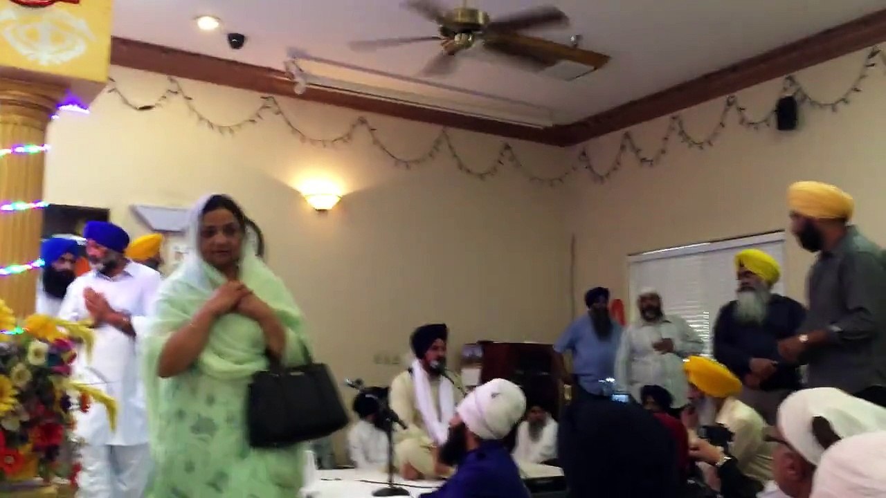Protest Against Sarbjit Singh Dhunda