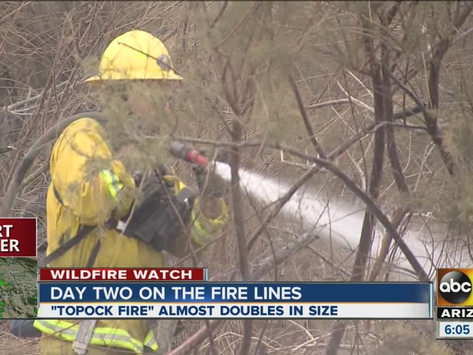 Day two on the fire lines
