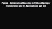 Read Pyomo - Optimization Modeling in Python (Springer Optimization and Its Applications Vol.