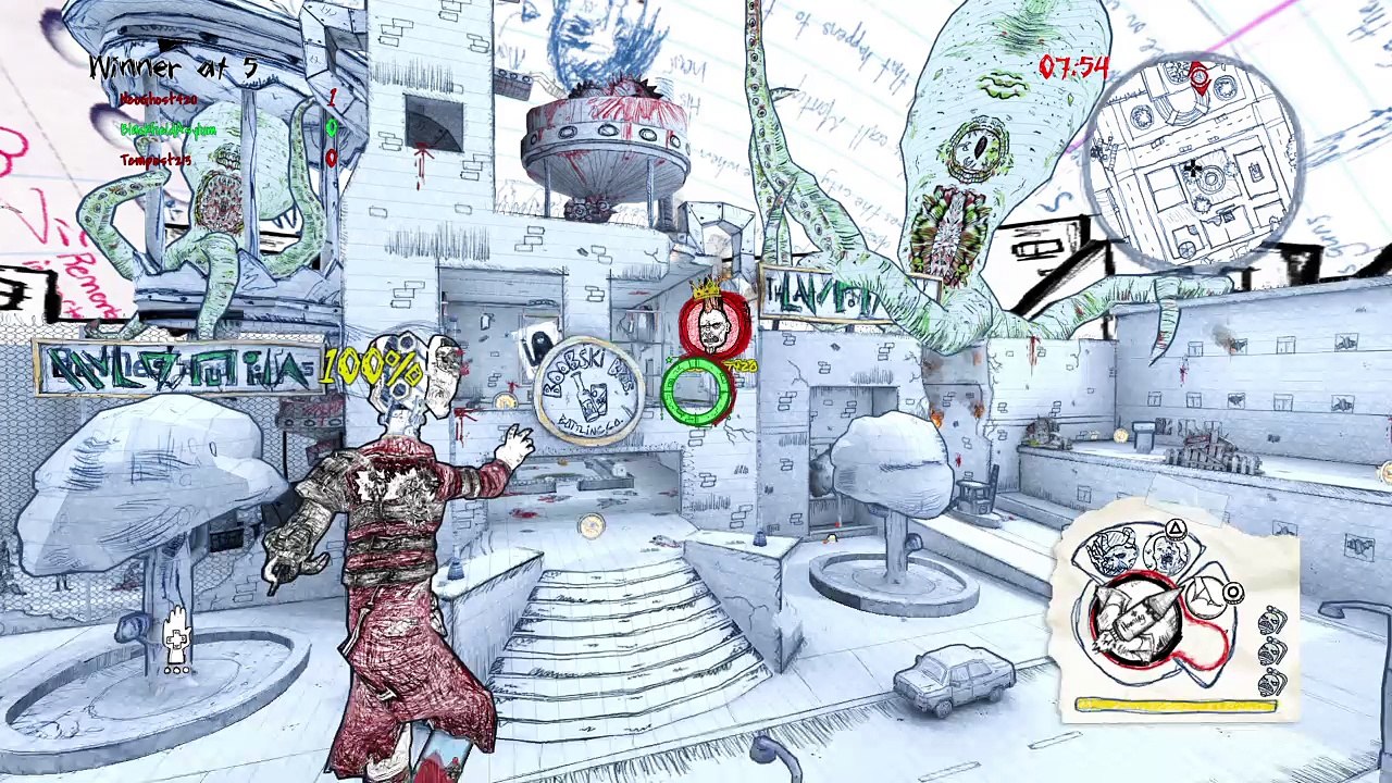 Drawn to Death™ Cyborgula Power!