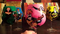 Shop Clifford Bailey - Hand Painted Crystal Wine Glass Collectibles