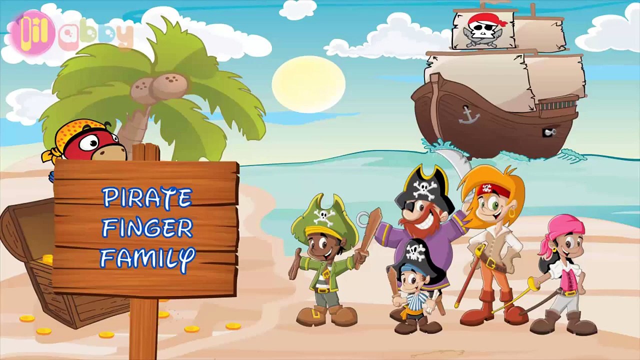 The Finger Family Song - Pirate Finger Family - Nursery Rhymes for Children - By Lil Abby (1)