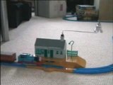 Tomy Trackmaster Thomas And Friends Flying Harold Station Kids Toy Train set Thomas And Friends