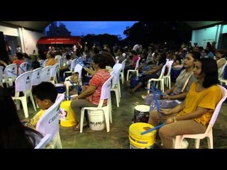 Luna llena de tambores de agosto en el Parque Omar