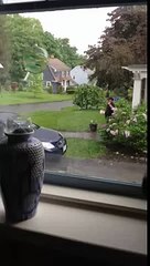 Pizza Hut employee caught wet