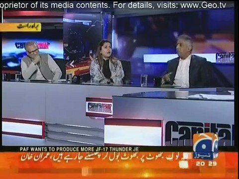 Muhammad Zubair Umar trapped badly by Hamid Mir & Arif Alvi