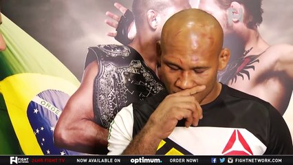 UFC 194: Yoel Romero Post-Fight Media Scrum