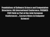 Read Foundations of Software Science and Computation Structures: 4th International Conference