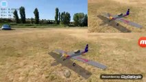 FLYING A BRAND NEW RC ( RED BULL ) PLANE===== BIG HUGE CRASH :-(