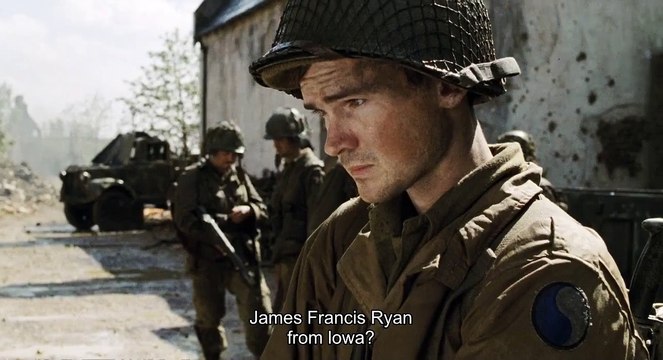 James Francis Ryan from Iowa - Saving Private Ryan