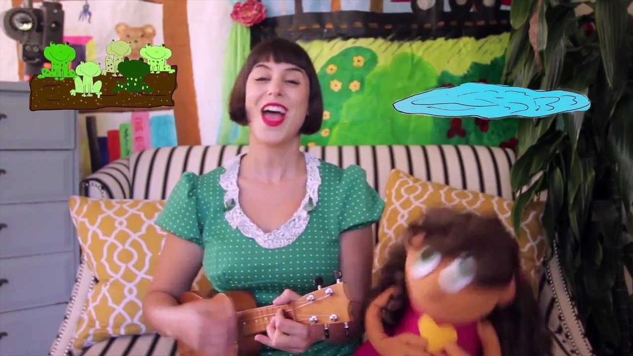 Five Speckled Frogs | Nursery Rhyme | 5 Little Speckled Frogs Frog Song