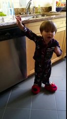 Declan - 5 Little Speckled Frogs - 4/16