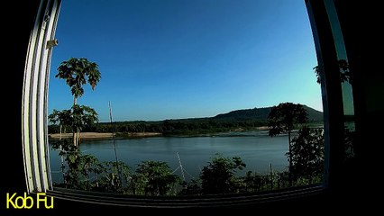 Morning at Riverside of Mekhong River,Khong Jiam,Ubon Rachathani,Thailand - ยามเช้า ริมโขง ที่ โขงเจียม อุบลราชธานี