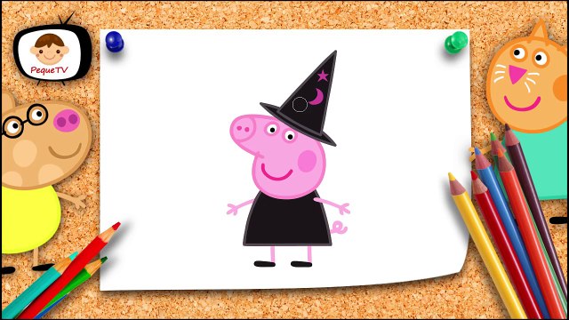 Peppa Pig se disfraza para Halloween Pepa La Cerdita En Español PequeTV