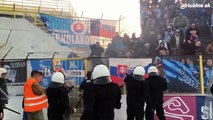 Slovan Bratislava Ultras Hooligans Vs. Security - Fight