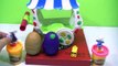 PLAY DOH KINDER SUNDAE CART!!! Kinder surprise eggs Anna Elsa peppa pig español cars toys