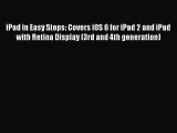 Read iPad in Easy Steps: Covers iOS 6 for iPad 2 and iPad with Retina Display (3rd and 4th