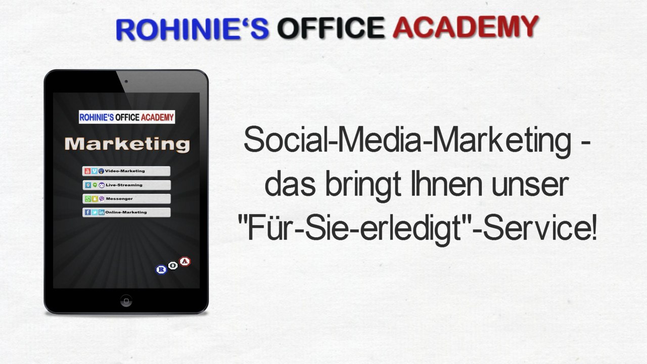 Rohinies Office Academy - Social-Media-Done-For-You-Service