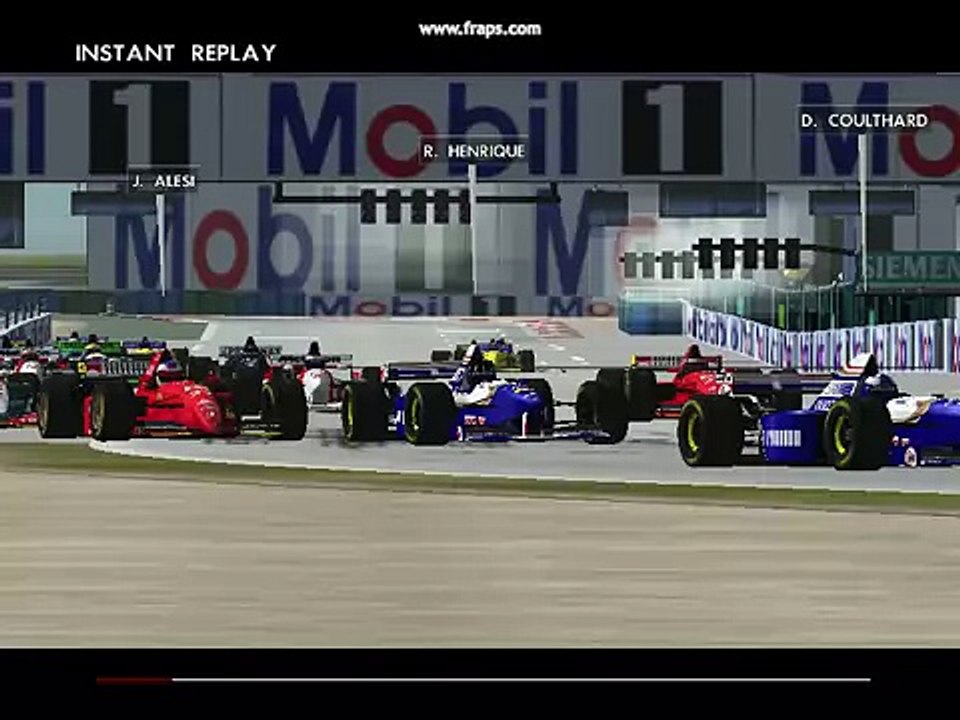 F1 Challenge 99-02 - F1 1995 CK - Super crash