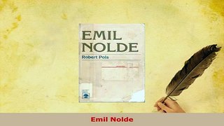 PDF  Emil Nolde  Read Online
