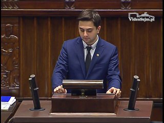 Poseł Norbert Kaczmarczyk - Wystąpienie z dnia 01 kwietnia 2016 roku.