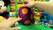 Play Doh Eggs Easter Eggs Surprise Eggs Mickey Mouse Cookie Monster Peppa Pig Part 8