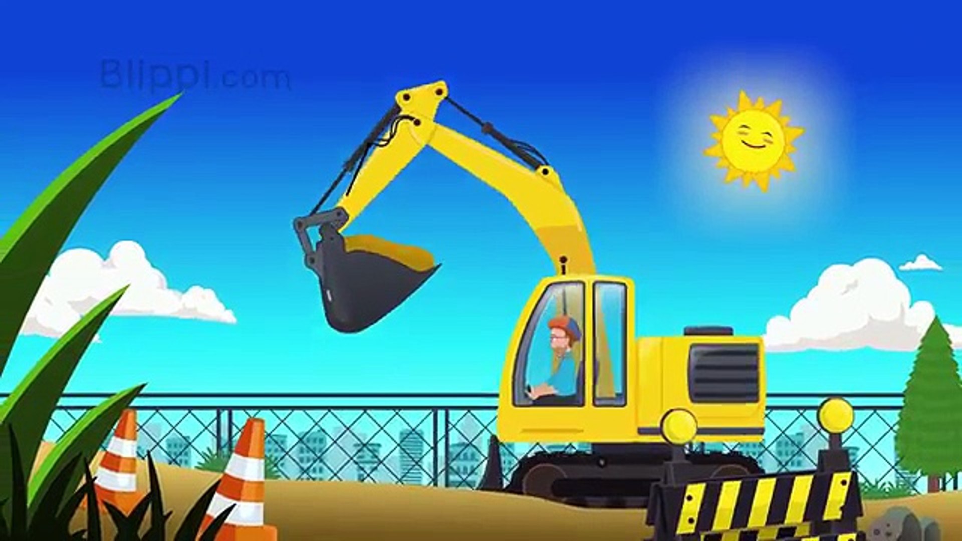 excavator toy video