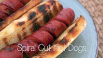 Spiral Cut Hot Dogs | Grilled Recipe
