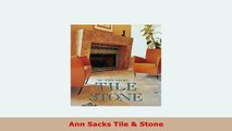 Download  Ann Sacks Tile  Stone PDF Online