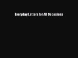 Read Everyday Letters for All Occasions Ebook Free