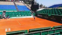 ATP - Monte-Carlo Rolex Masters 2016 - Murray à l'entrainement sur le Central de Monte-Carlo