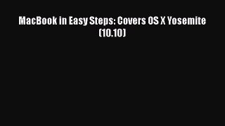 PDF MacBook in Easy Steps: Covers OS X Yosemite (10.10)  EBook