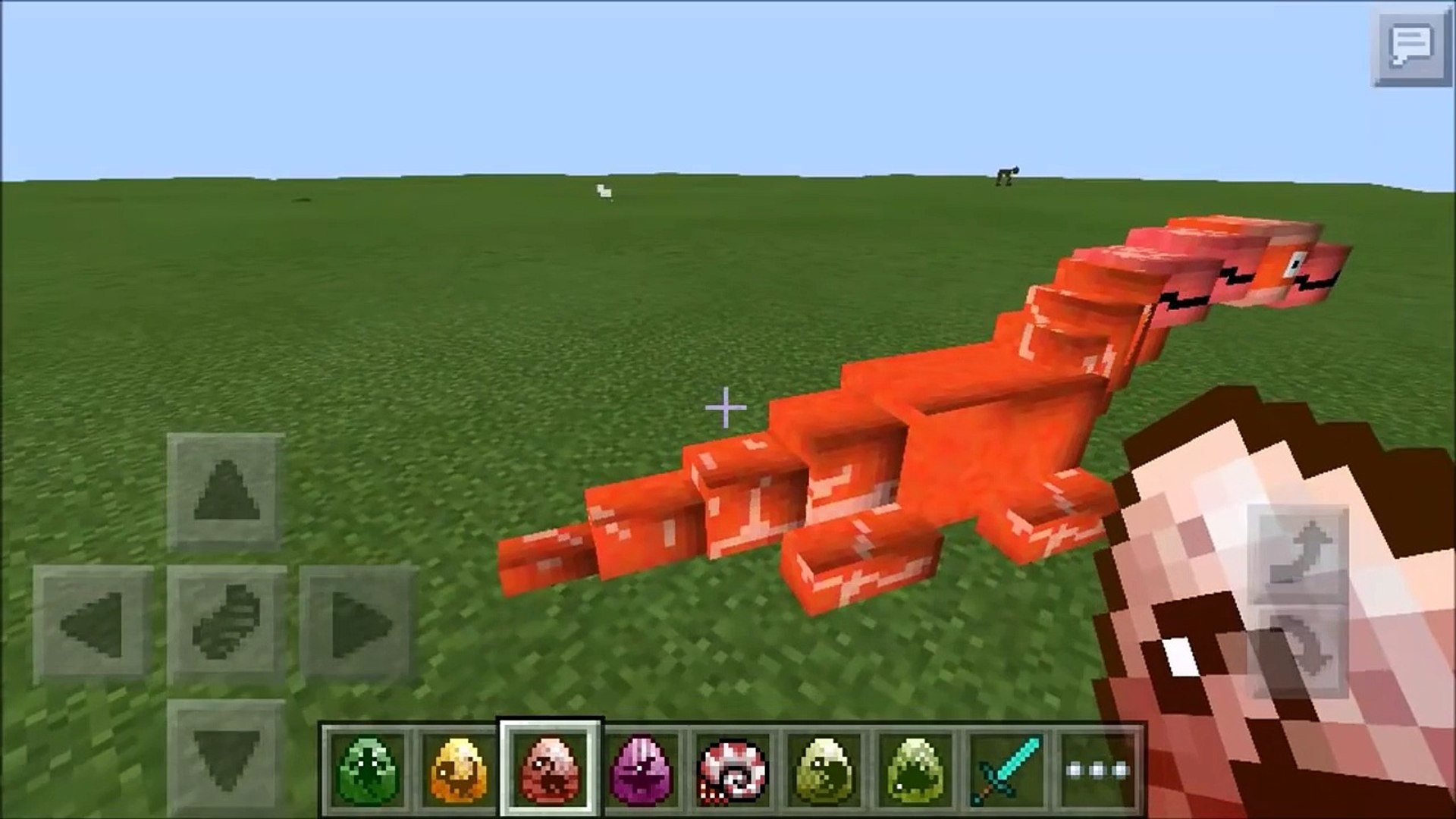 Dinosaurs In Mcpe Jurassic Pocket Mod In 0 13 0 Minecraft Pe Pocket Edition Video Dailymotion