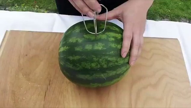 Une pastèque, un mixer et c'est parti pour un apéro parfait! Bonne idée