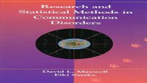Download Research and Statistical Methods in Communication Disorders
