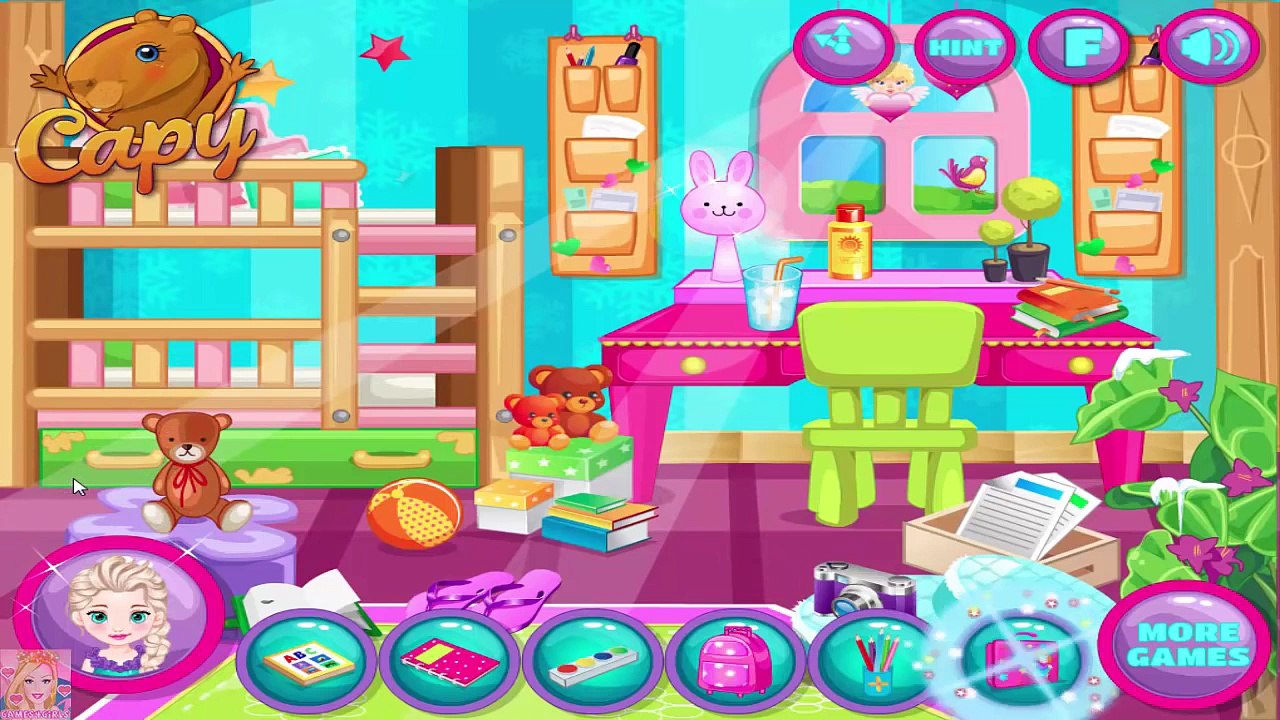 Baby Elsa Goes to School - Frozen Princess Games for Kids