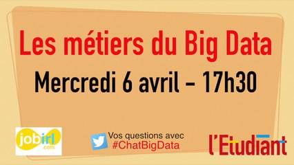 Tchat Live métiers du big data et des objets connectés