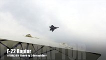 USAF's F-22 Raptor Aerobatics during FIDAE 2016