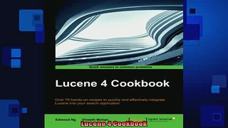 FREE PDF  Lucene 4 Cookbook  FREE BOOOK ONLINE