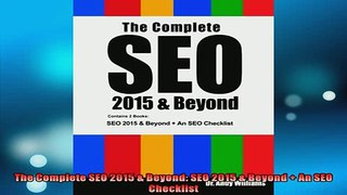 READ book  The Complete SEO 2015  Beyond SEO 2015  Beyond  An SEO Checklist  FREE BOOOK ONLINE