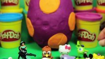Play Doh Eggs Easter Eggs Surprise Eggs Mickey Mouse Cookie Monster Peppa Pig Part 7
