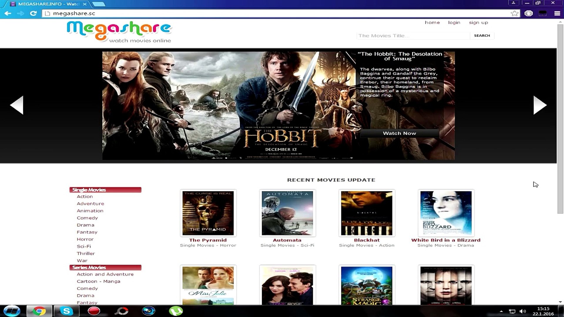 ⁣Najbolji sajt za gledanje free filmova-megashare.info