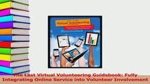 PDF  The Last Virtual Volunteering Guidebook Fully Integrating Online Service into Volunteer Read On