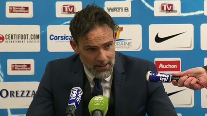 Réaction de Marco Simone après Tours FC - Stade Brestois 29