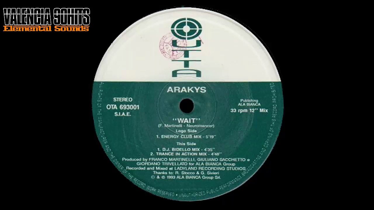 Arakys - Wait (Energy Club Mix) [1993]