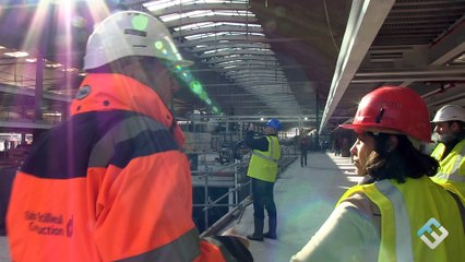 A quelques mois de l’ouverture, visite du chantier de la Halle Freyssinet (1000Startups)