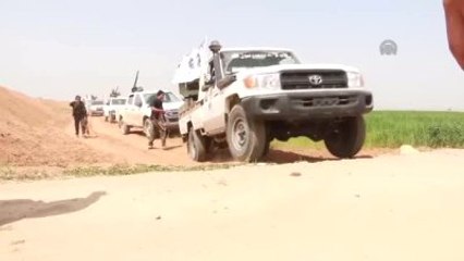 Muhalifler Çobanbey'de Daeş Flamalarını İndirdi