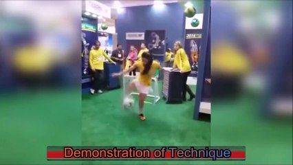 【サッカー神業】美女が超絶リフティング！｜テクニックスーパープレイ