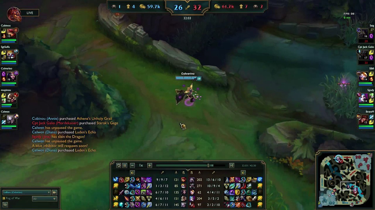 Leblanc tank top - Burst VS squishy