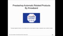 Prestashop Automatic Related Products By Knowband